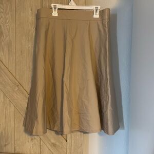 Brooks brothers cream midi skirt size 12